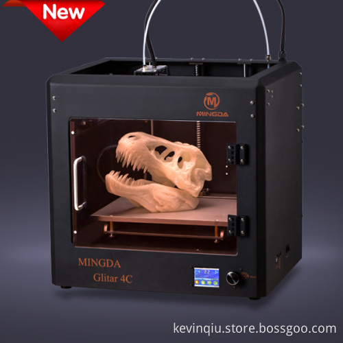 Chinese 3d printer , MINGDA metal digital 3d printer Glitar 4C for sale, high quality printing